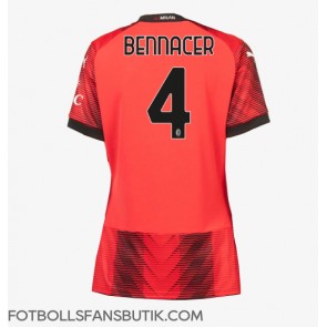 AC Milan Ismael Bennacer #4 Replika Hemmatröja Damer 2023-24 Kortärmad